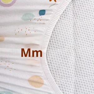 Lenzuolo con Angoli Universale per Tutte le Stagioni, Patchwork per Neonati, per Primavera Estate, Asilo Nido e Cura Infantile - Product Image 4