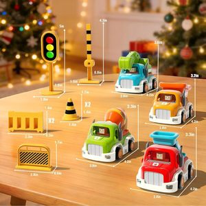 Ensemble de 11 véhicules de chantier à friction avec lumières et musique EPT pour bébés et tout-petits garçons - Product Image 5