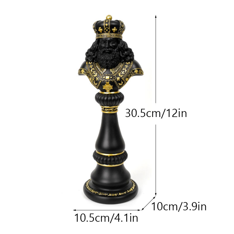 Figure échecs-roi noir