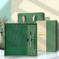 Ensemble cadeau de bloc-notes en cuir PU A5 avec logo personnalisé OEM ODM, stylo, clé USB, boîte cadeau promotionnelle pour entreprise, vente en gros, impression UV