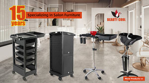 Chariot de Salon de Coiffure et Spa, Plateau en Aluminium Pliable, Design Stable pour <span class=keywords><strong>Tatouage</strong></span> - Product Image 6