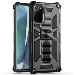 Support de voiture magnétique antichoc à l'intérieur de la béquille couverture arrière étui de téléphone portable pour <span class=keywords><strong>Samsung</strong></span> Note <span class=keywords><strong>20</strong></span> /Note <span class=keywords><strong>20</strong></span> Plus/Note10 - Product Image 1