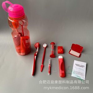 Maiyikang Oral Care Set 8-Piece Portable Travel Size Orthodontic Kit <b>With</b> <b>Toothbrush</b> Floss And Tools - Product Image 1