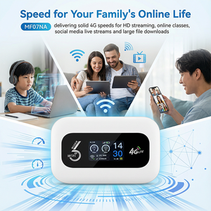 جهاز واي فاي محمول 4G بسعة 3000 مللي أمبير، نقطة اتصال واي فاي صغيرة محمولة بتقنية USB Type-C وWifi6، راوتر لاسلكي متنقل <span class=keywords><strong>3G</strong></span> LTE مع فتحة لبطاقة SIM - Product Image 2