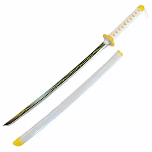 日本动漫武器中世纪练习剑手工塑料杀手武士刀儿童玩具75厘米104厘米