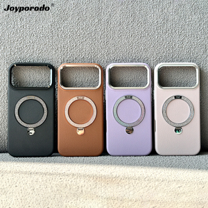 Étui de téléphone JOYPORODO L169 avec support scintillant, étui magnétique pour téléphone portable en PC pour <span class=keywords><strong>iPhone</strong></span> 15 16 17 Pro Max, support antichoc, Capa De Celular - Product Image 1