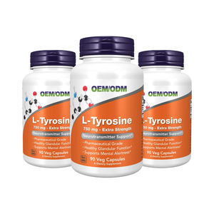 Sélénium Zinc Lodine L Tyrosine Ashwagandha Capsule Supplément de soutien thyroïdien avec Bladderwrack Curcuma pour hommes femmes Capsule - Product Image 1