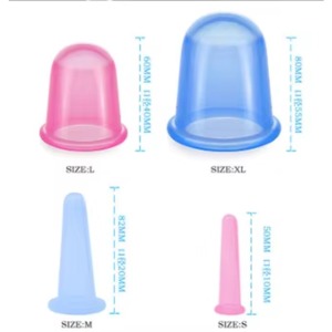 Silicone Rubber Vacuum Cupping Set <b>Massage</b> Body Cups Back Gua Sha Ventosas Suction Anti-Cellulite Skin Lift Physiotherapy Jars - Product Image 4