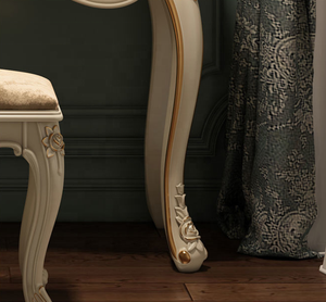 Table de toilette multifonctionnelle en bois massif de style européen, petite table de toilette de style français pour <span class=keywords><strong>chambre</strong></span> à coucher, avec rangement, idéale pour les espaces ruraux - Product Image 5