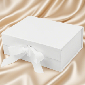 Thấp moq Flap Ribbon Bow từ trình bày đóng mở hộp giấy gấp Quà Tặng hộp giấy với từ đóng cửa - Product Image 1