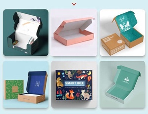 Đặt hàng nhỏ vận chuyển hộp các tông bọt chèn cho các thiết bị điện tử Vật liệu tái chế Matt Cán dập nổi tính năng - Product Image 5