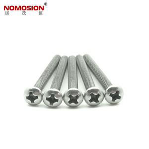 สกรูหัวกลมสแตนเลส NOMOSION เกลียว UNC PM6 # -32*1-1/2 คลาส 8.8 ผิวเคลือบแบบพาสซิเวท - Product Image 1