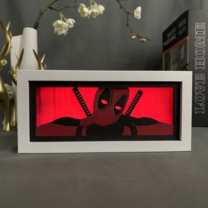 Lampe 3D en papier découpé <span class=keywords><strong>Spiderman</strong></span> Nami Zoro Nica Luffy Ace, Boîte lumineuse LED Dragon Ball Goku, Artisanat <span class=keywords><strong>de</strong></span> la série Anime Cosplay pour l'extérieur - Product Image 2