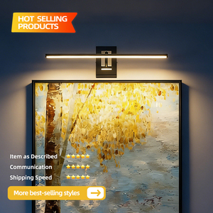 Lampe murale LED moderne pour chambre à coucher, 8W, noire, réglable, éclairage pour tableau, indice de protection IP44, éclairage de salle de bain pour hôtel - Product Image 2