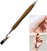 Herramienta de Madera Hecha a Mano para Colocar Pulseras, Compacta y Práctica para Fijar Joyas