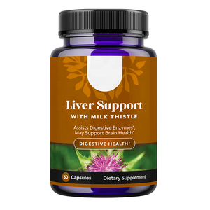 Complément alimentaire naturel en capsules de foie de bœuf biologique OEM, nourri à l'herbe, 500 mg, soutient la santé pulmonaire et respiratoire pour les femmes enceintes - Product Image 1