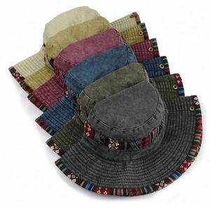 Chapeau Bob en Jean Style Western pour Homme avec Large Visière pour la Pêche, les Loisirs en Plein Air et la Randonnée Printemps-Été - Product Image 4
