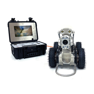 Venta directa de fábrica IP68 CCTV Pipe Crawler Cámara Robot Cámara de inspección de alcantarillado con sistema de informes y grabación de video en tiempo real - Product Image 5