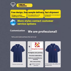 Verano Casual hombres mujeres manga corta Piqué de punto <span class=keywords><strong>para</strong></span> Polo logotipo personalizado bordado impresión patrón sólido camiseta uniformes - Product Image 3