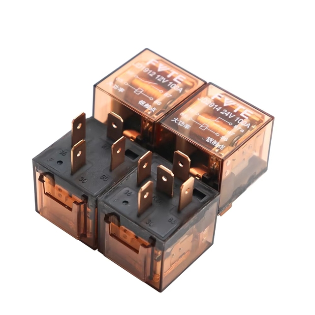 BSSY)Waterproof Automotive Relay 12V 24V 100A 5Pin 4 SPDT Car Control Device Relays V High Capacity Switching