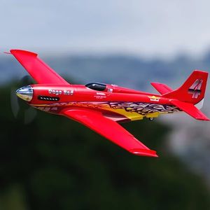 Offre Spéciale – Avion <span class=keywords><strong>RC</strong></span> P-51D 3D Sport Version 1100mm – Modèle d'Avion de Course et de Simulation Acrobatique avec Aile Fixe en Métal - Product Image 4
