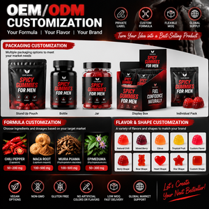 Bonbons épicés pour hommes, piment fort, racine de maca, muira puama, épinéol, vitalité masculine, équilibre hormonal, bien-être intime, végétalien, sans OGM - Product Image 6