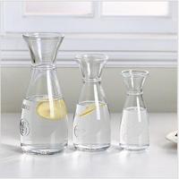 350ml 500ml clair Gglass vin rouge, eau, boisson carafe whisky carafe bouteille de vin pour la maison et le bureau avec le logo personnalisé