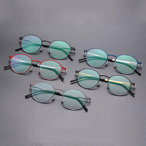 Osicare Tonaデザイナーブランドカスタムロゴレディングルネット処方丸眼鏡眼鏡ガラス光学フレーム - Product Image 3