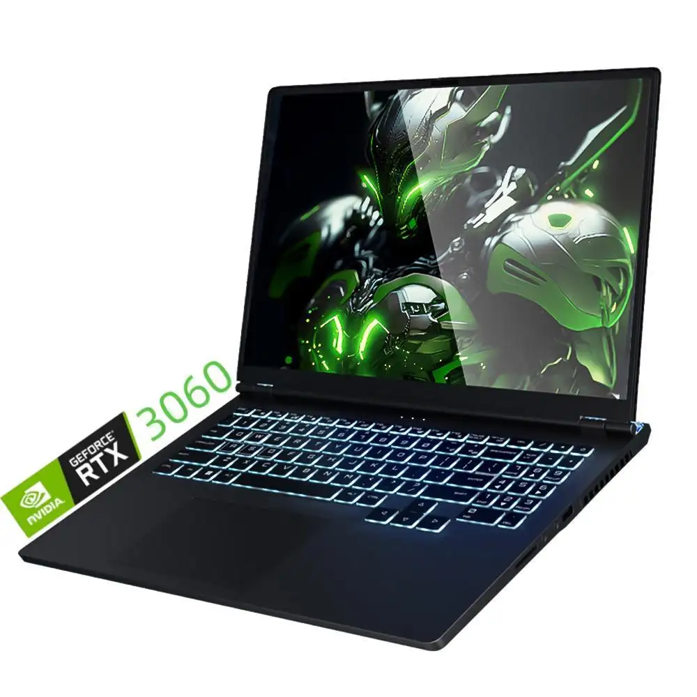 2024 16 inch Gamer Notebook i7 i9 12th Gen Intel Iris Xe Graphics GeForce RTX 3060 6G Card Ubuntu Linux WIN 11 Gaming Laptop