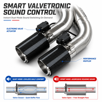 Silencieux d'échappement Valvetronic pour BMW M240i M440i M340i M340 G20 G22 G26 G42 en acier inoxydable SS304 avec soupape