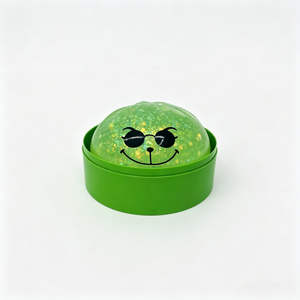 Jouet Squishy Bao Bun Lumineux dans le Noir avec Visages <span class=keywords><strong>de</strong></span> Dessins Animés Verts Amusants, en Forme <span class=keywords><strong>de</strong></span> Dumpling <span class=keywords><strong>de</strong></span> Noël, Expédié depuis l'Entrepôt des États-Unis - Product Image 3