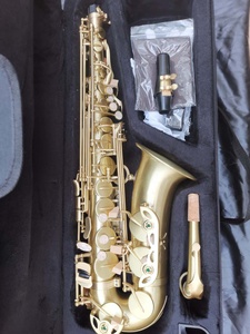 Sassofono Contralto in Mi Bemolle di Alta Qualità con Superficie Laccata Oro Spazzolato e Tasto <span class=keywords><strong>Alto</strong></span> F (JAS-102) - Product Image 2