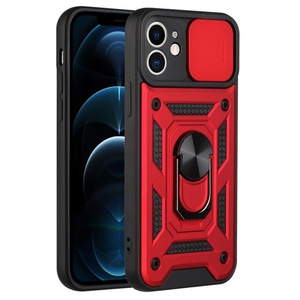 เคสโทรศัพท์สำหรับ iPhone 15 Pro รุ่น Launch Armor Slide Window Push ป้องกันเลนส์กล้องเต็มรูปแบบ พร้อมขาตั้งแม่เหล็กในตัว - Product Image 6
