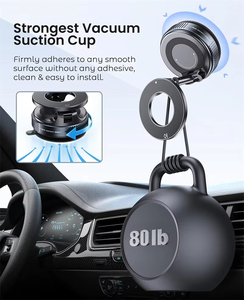 New 360&deg; Adjustable Phone Stand Vacuum Suction Bracket Car Phone <strong>Holder</strong> for <strong>IPhone</strong> 17 16 15 14 13 Samsung Foldable Phone Bracket - Product Image 4