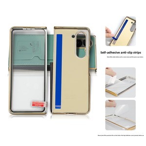 เหมาะสำหรับโทรศัพท์พับได้ซีรีส์ Z Fold รวมถึง Fold 6: ที่ใส่ปากกา, ช่องใส่บัตร, ขาตั้ง, กรอบเคลือบไฟฟ้า และ - Product Image 4