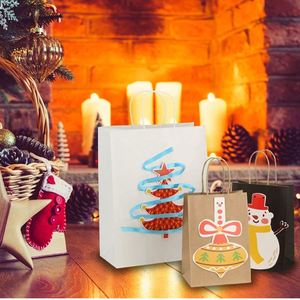 Shopping Kraft Wedding Party Merchandise Retail Bags <b>Sacks</b> Paper Gift Bags with Handles Bulk Classic <b>Present</b> Wrapping Paper Bag - Product Image 5