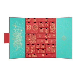 Verre à liqueur vide <span class=keywords><strong>calendrier</strong></span> <span class=keywords><strong>de</strong></span> <span class=keywords><strong>l</strong></span>'<span class=keywords><strong>avent</strong></span> cosmétique maquillage tasse cadeau <span class=keywords><strong>de</strong></span> noë<span class=keywords><strong>l</strong></span> feuille d'or boîtes d'emballage - Product Image 5