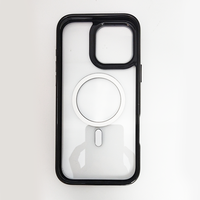 Étui de protection pour téléphone portable antidérapant magnétique multicolore Transparent étui de téléphone portable Anti-chute pour iphone 16 Pro Max