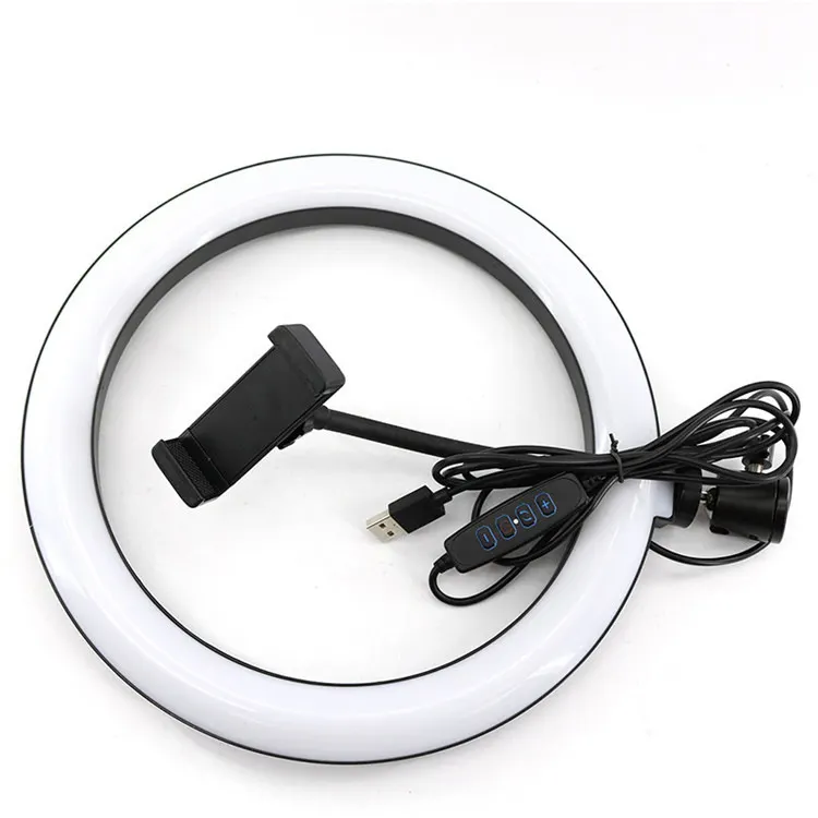 2022 New TOP Quality 10 inch LED Ring Light Dimmable Ringlight 3200K-5600K Photography makeup Ring Light Lamp