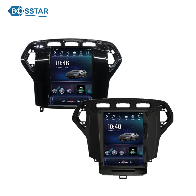 10.4 Inch Verticale Tesla Model Android Auto Radio Gps Wifi Voor Ford Mondeo 2007 2008 2009 2010 2011 2012