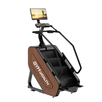 Máquina de Escalada Comercial para Gimnasio, Simulador de Escaleras con Resistencia Electromagnética, Equipo de Fitness Cardiovascular