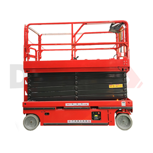 Elevador de Trabajo Aéreo, Plataforma Elevadora de Tijera Autopropulsada Móvil de 4m, 6m, 8m, 10m, 12m, 14m, Plataforma Elevadora Eléctrica - Product Image 1