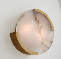 Lustres en or LED modernes et luxueux, éclairage créatif pour la maison, lustre en albâtre pour salon
