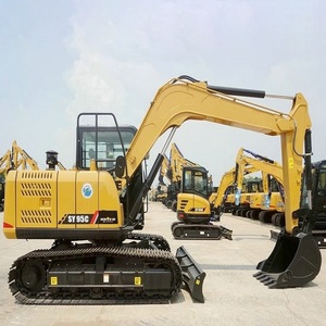 حفارة زاحفة صغيرة ماركة Sy95c بسعة 9 أطنان مع دلو سعة 0.31 متر مكعب، الأكثر مبيعًا - Product Image 3