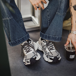 Zapatos para hombre Maden, zapatillas <span class=keywords><strong>de</strong></span> deporte para papá para hombre, 2025, suela gruesa, zapatos deportivos <span class=keywords><strong>de</strong></span> malla, plataforma, aumento <span class=keywords><strong>de</strong></span> altura, cojín suave, zapatos informales RTS - Product Image 2