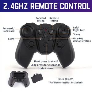 Cross Border 2.4G Sechs rad Legierung Schwenk arm Spray Stunt Auto Deformation Drift Kinder Leisudan Mini Fernbedienung Auto - Product Image 2