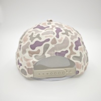 Gorra Richardson 256 de 5 Paneles Personalizable sin Estructura, en Dobby, Terry, Oxford, Popelina, con Bordado a Mano de Leopardo, Puntos, Frutas, Estilo Deportivo y Común