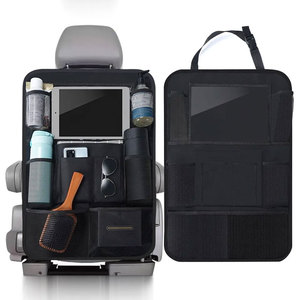 Organisateur de siège arrière de voiture imperméable et durable, protège-pieds, sac de rangement multi-poches pour siège arrière - Product Image 2