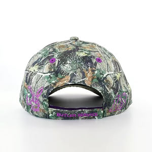 थोक उच्च गुणवत्ता वाले विंटेज व्यापार आउटडोर शिकार खेल जंगल टोपी सामरिक ऊंचाई 6-पैनल बेसबॉल कैप - Product Image 5