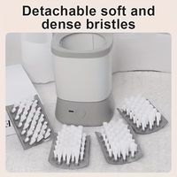 Lave-pattes rechargeable pour animaux de compagnie, nettoyeur automatique auto-nettoyant pour chiens et chats, bain de pattes portable anti-éclaboussures, soin des griffes